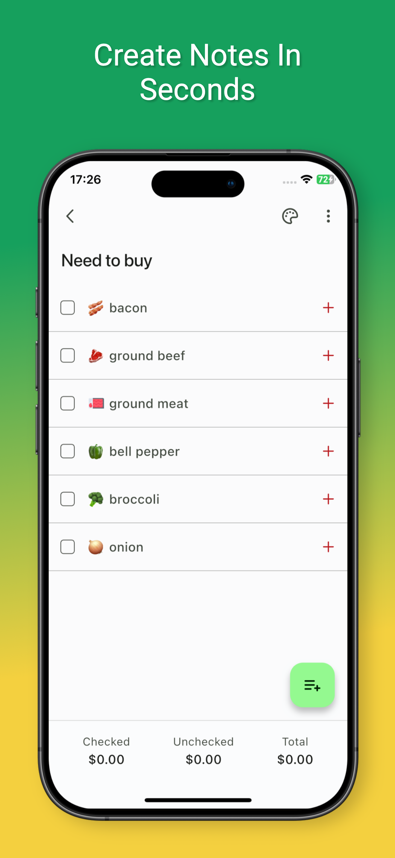 Shopping List Note screenshot 2